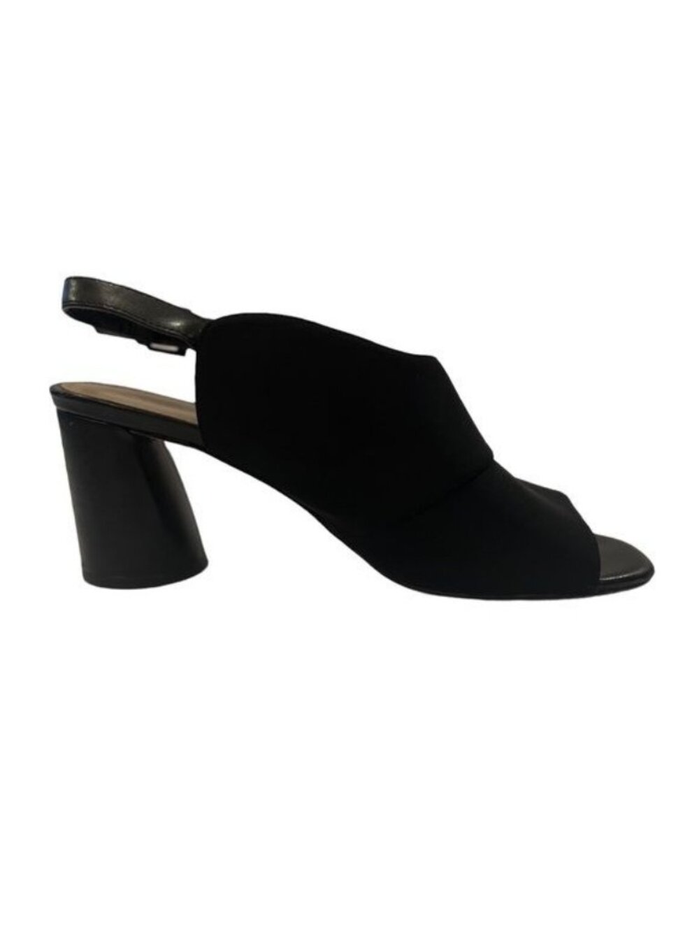 Donald Pliner Women's Shoes Halie Black Slingback Heeled Mules Size 9